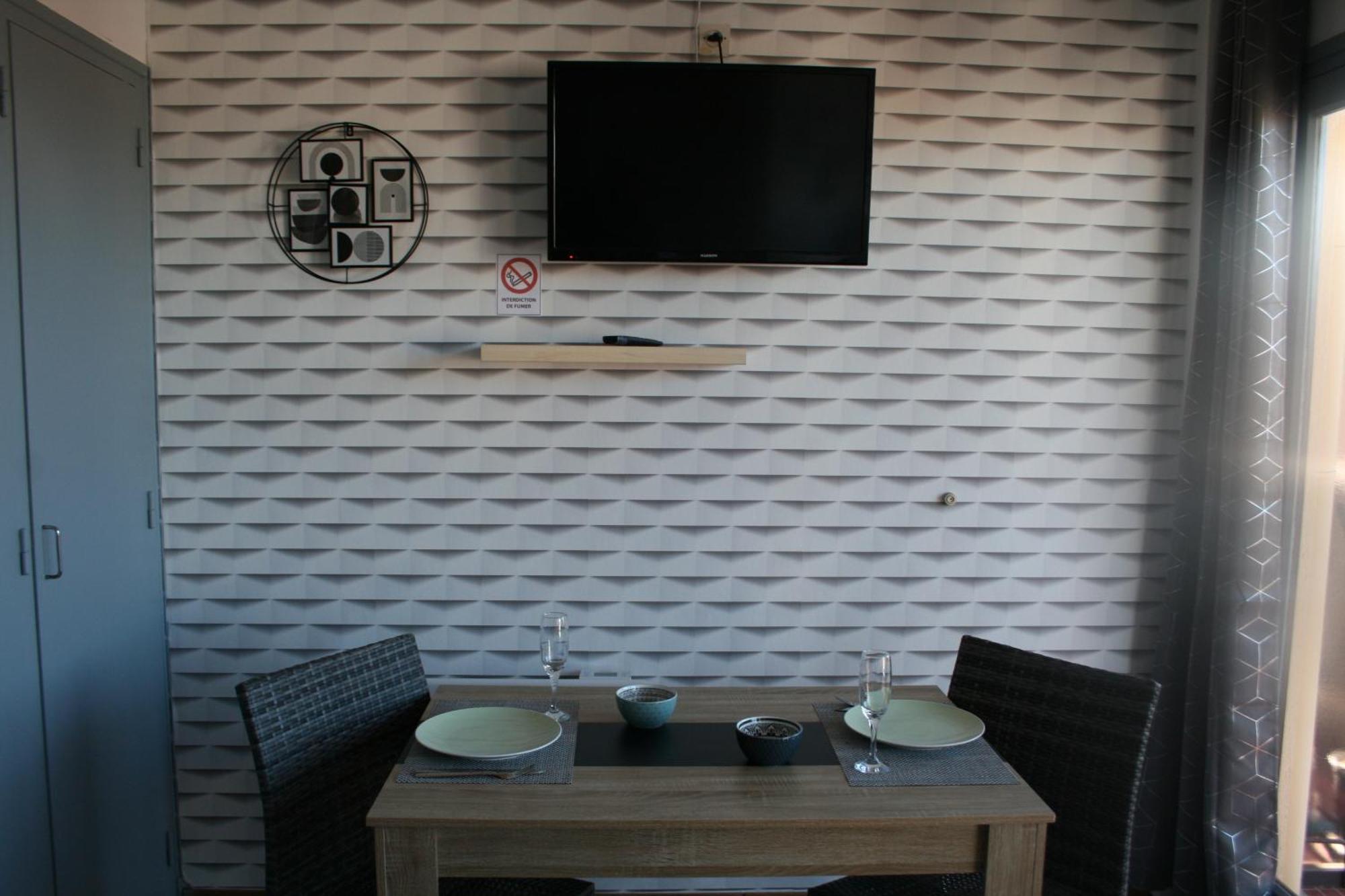 Charmant Studio 20 M De La Plage 카네트 외부 사진